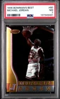 1996-97 Bowman’s Best MICHAEL JORDAN #80 Base Card NM PSA 7 BULLS