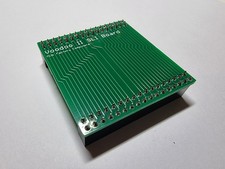 3Dfx Voodoo 2 SLI PCB BRIDGE, link, connector, 3 SLOT SPAN - GREEN