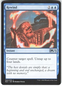 Rewind 063/274 Core Set 2021 Magic: The Gathering