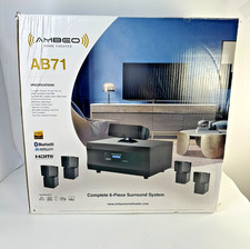 AMBEO AB71 Hi-Res Audio 2500W 5.1 Home Theater Bluetooth HDMI Open Box