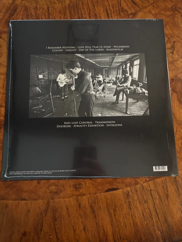 JOY DIVISION "This Is The Room" Live 1979 recording Import Sealed New (40) - Image 2 of 2