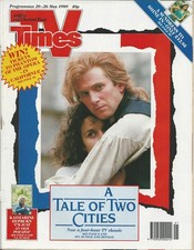 TV Times 20-26 May 1989 Tale of 2 Cities/Katharine Hepburn/Gwen Taylor/Ruby Wax