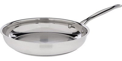 Cuisinart Skillet Chef Classic Stainless Steel Versatile Stovetop Fry Pan , 10''