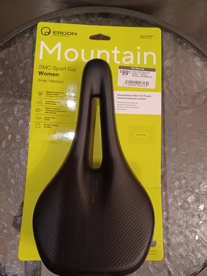 Sillín Ergon SMC para mujer talla pequeña/mediana, sigiloso, ¡¡NUEVO!! BLACK FRIDAY Foto 2 de 4