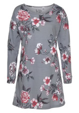 73681923/K39 VIVANCE DREAMS Nachthemd (1-teilig) mit Blumendruck Gr. 40/42 NEU