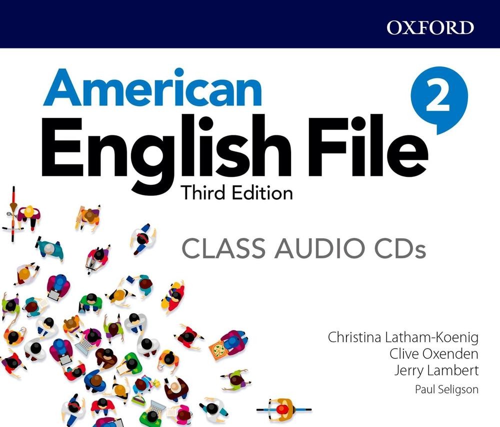 American English File&colon; Level 2&colon; Class Audio CDs by Oxford &lpar;English&rpar; Compact Disc