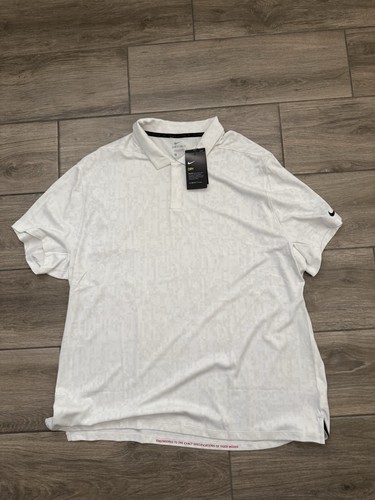 Herren Nike Tiger Woods Standard Dri Fit Golf Polo Größe XXL