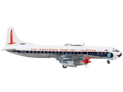 Lockheed L-188 Electra Commercial Aircraft ''Eastern Air Lines'' White with Dark B
