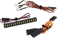 MEUS RACING TRX4M Roof Light Bar Headlights Kit with 16 LED Lemon Yellow 