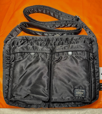 #ad PORTER Tanker YOSHIDA Shoulder Bag 2 Layer Black Japan two Layer F S $169.00