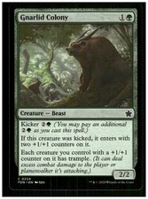 Gnarlid Colony 224 Common Foundations Magic: The Gathering Near Mint