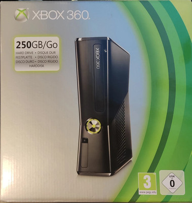 Microsoft Xbox 360 S 250GB  Spielekonsole (PAL) Slim Model 1439