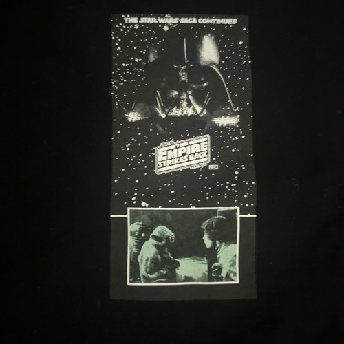 Star Wars The Empire Strikes Back Episode V Uniqlo Oversized XL Black EUC - Picture 4 of 12