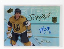 2024-25 SPX Hockey Super Scripts Rookie Auto Mason Morelli #SSR-MM