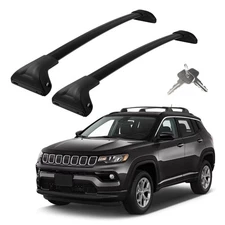 Roof Rack Cross Bars for Jeep Compass 2018-2025 (Fit Factory Flushed Side Rails)