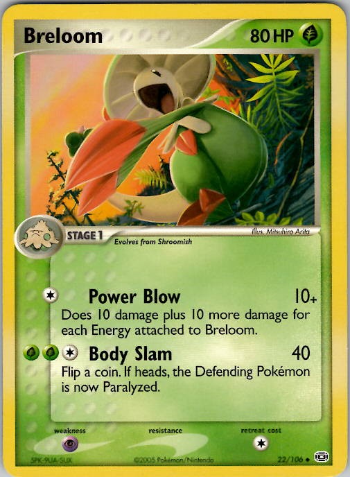 Breloom Emerald 22/106 Normal LP/NM