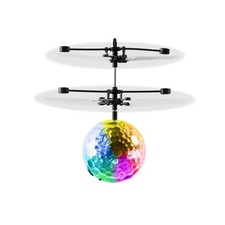 Led Light Suspension Crystal Ball Infrared Induction RC Gesture Control Colorful