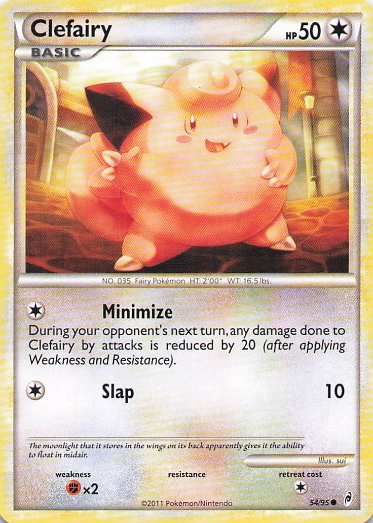 Pokemon Card - Clefairy - (54/95 - Call of Legends)