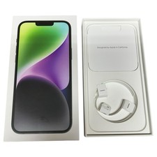 EMPTY BOX ONLY Apple iPhone 14 Plus 128GB Midnight Retail Box Packaging