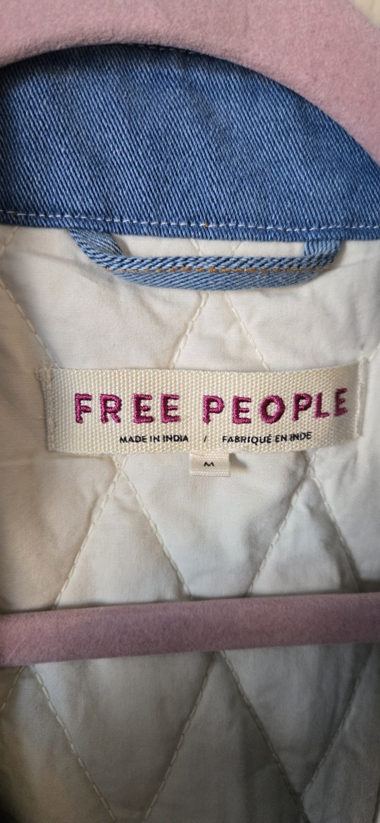 Free People Patchwork Extravaganza Jacket Size M - image 8