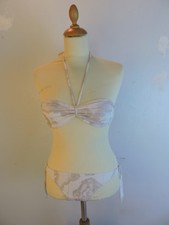 COSTUME DA BAGNO ALVIERO MARTINI BIKINI A FASCIA DONNA MARE GEO WHITE BIANCO 