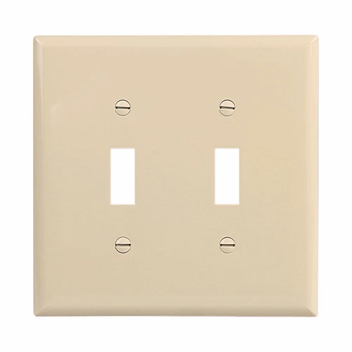 Eaton PJ2V EWD PJ2V Wallplate 2G Toggle Poly M