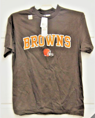 Cleveland Browns NFL Team Mens M Logo Short Sleeve Browns Team    2X Large 50-52