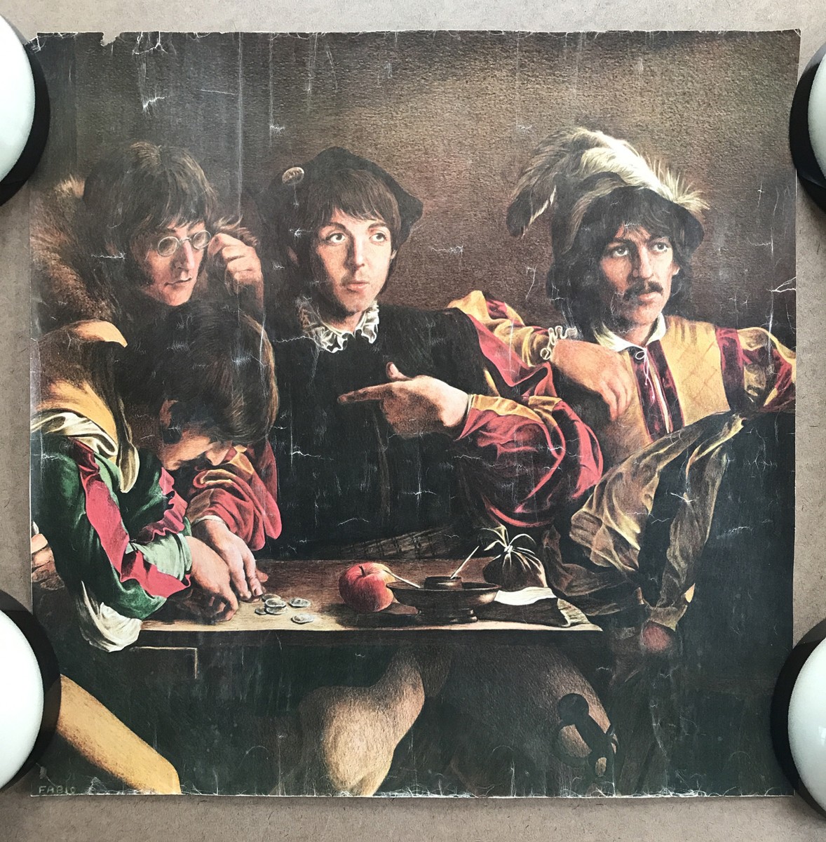 Original Vintage 1960s Renaissance Minstrels The Beatles Poster