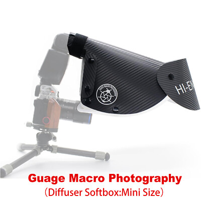 GUAGE Macro Photography Diffuser Kit Camera Flash Speedlite Softbox Mini Size 