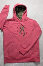 Browning Medium Womens Hoodie Hot Pink Camo Kangaroo Pockets