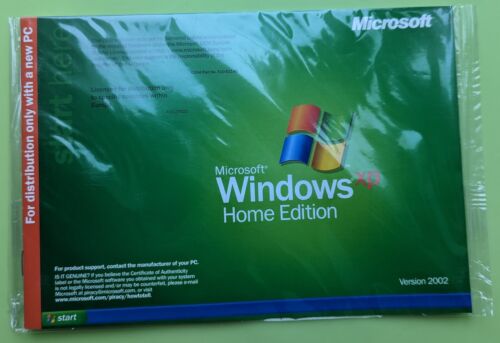 Windows XP Home Edition with Service Pack 2 and Licence Key New Sealed