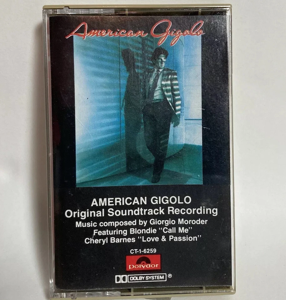 American Gigolo Original Soundtrack Cassette Tape 1980 Giorgio Moroder Polydor - Image 2 of 4