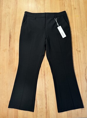 Neu Esprit 7/8 Stretch Capri Hose Schwarz Gr. 38