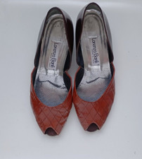 lorenzo banfi Ballerina Gr,37,5 Leder Dunkelbraun/Kupferbraun