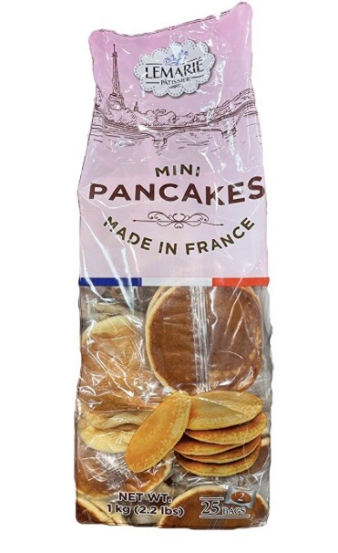 🔥 Lemarie Patissier Mini Pancakes Made in France 25 Ct (2.20 lbs