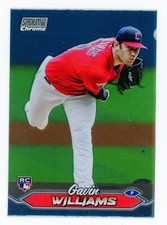2024 Stadium Club Chrome Gavin Williams RC #251 Guardians Rookie Pitcher