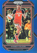 2023 Panini Prizm WNBA Blue #/175 NO. 97 Sydney Colson - Las Vegas Aces