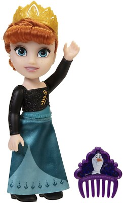 Anna Action Figure Doll with Comb Disney Frozen by Jakks