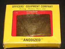 OFFICER'S EQUIPMENT COMPANY AUTHENTIC ANODIZED MARINES BUCKLE COLLECTIBLE RARE
