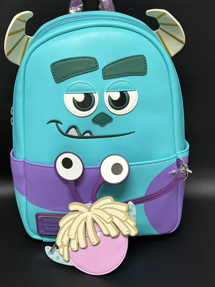 Loungefly Pixar Monsters Inc. Sulley Cosplay Mini Backpack Boo Coin Purse  NWT