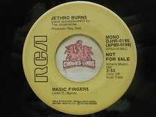 Promo! Jethro Burns – Magic Fingers / Same, 45 RPM VG (JG)