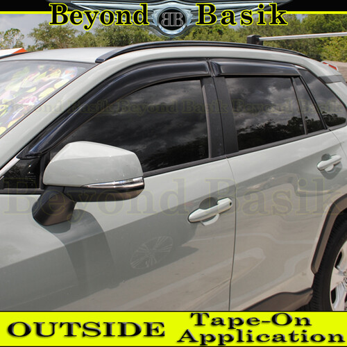For 2019 2020 2021 2022 Toyota Rav4 SMOKE Door Vent Visors Window Rain Guards EBay