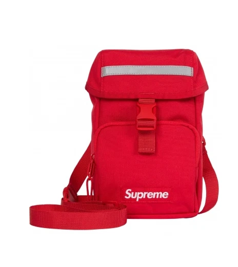 Sac pour appareil photo Supreme rouge FW24 boîte logo Hypebeast sac latéral expédition rapide