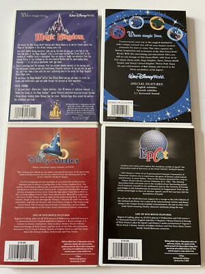 Walt Disney World DVD Set Lot | eBay