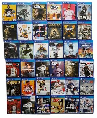 PlayStation 4 PS4 Video Games You Choose Lots Of Titles | eBay 