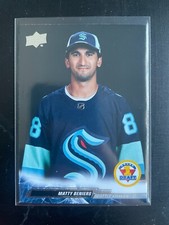 22/23 UD Upper Deck 1st Round Pick Seattle Kraken Matty Beniers Rookie Card