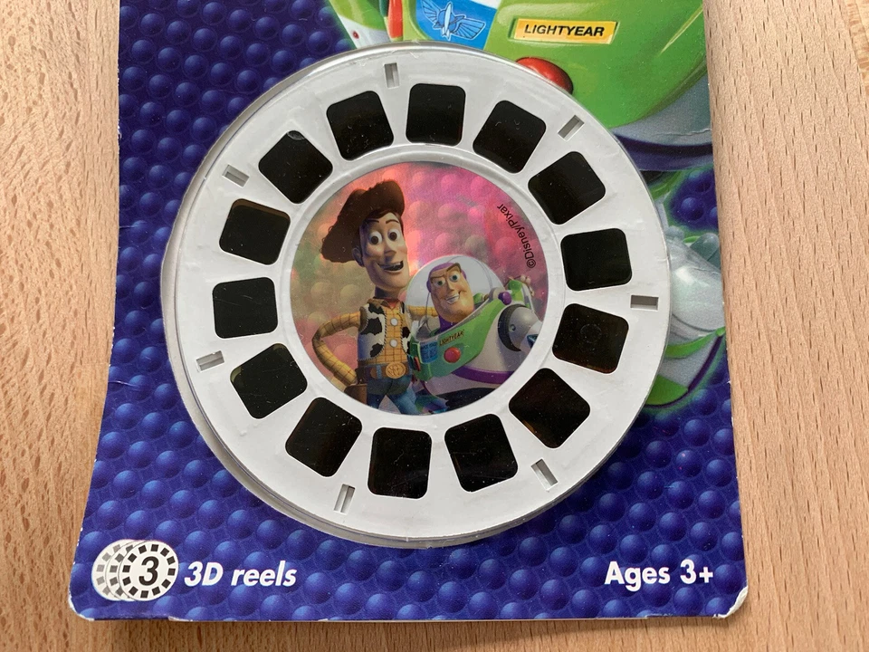 Carretes 3D View-Master Toy Story 2004 de colección Buzz Lightyear Woody Nuevo de Lote Antiguo Disney Pixar Foto 2 de 3