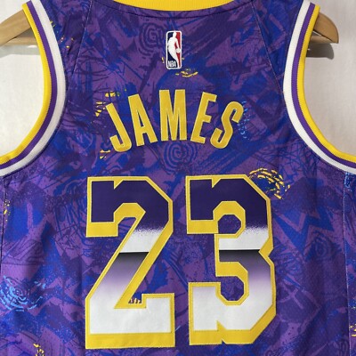 NIKE Lakers LEBRON JAMES NBA MVP ジャージー Nike NBA L.A. Lakers LeBron James Black MVP Swingman Jersey