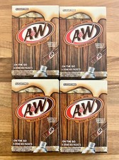 4 BOXES of A&W 6x Root Beer 'On the go' Powder drink sachets (24 sachets total)