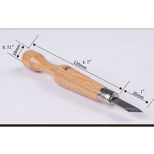 12pcs Cutter Kit Pro Stronger Sharp New SK7 Carbon Steel Wood Carving Tool Set - Picture 6 of 12
